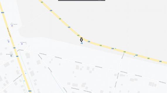 Білборд, Бігборд (Борд)  A у Харкові просп. Аерокосмічний (Гагаріна). - Окружна дорога №1, в'їзд з боку Безлюдівки схема