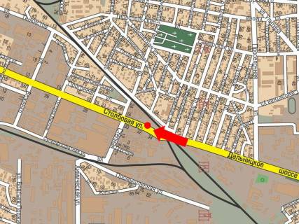 Билборд  в Одессе, 3x6  Столбовая вул., 83 / Степова вул., біля АЗС "Socar", з центру, нижня схема