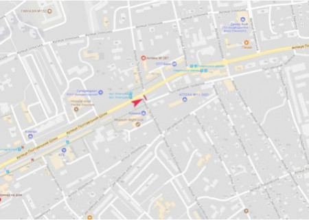 Скроллер A в Харькове, 2.3x3.14  Полтавський Шлях вул. - Петра Болбочана вул. (Клапцова) ., в центр, лівий - 666639 схема