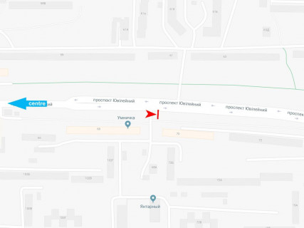 Билборд A в Харькове, 3x6  просп. Ювілейний (П'ятдесятиріччя ВЛКСМ )., 70, з центру схема