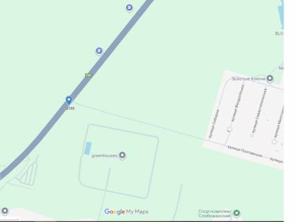 Билборд A в Слобожанском, 3x6  Донецьке шосе, смт Слобожанське, поворот на Золоті ключі, біля АЗС, виїзд з Дніпра схема