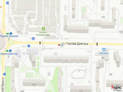 Призматрон, Призма A у Києві Героїв Дніпра вул., 32, в сторону просп. Володимира Івасюка (Героїв Сталінграда) - 322751 схема