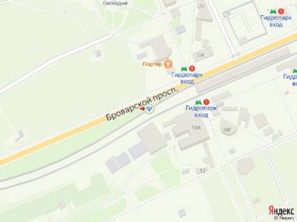 Видеоборд A в Киеве Броварський пр., 3, ст.м. "Гідропарк", з центру, прайс за трансляцію ролика 10 сек 1вихід/90 сек, з 0:00 до 23:59 - 322618 схема