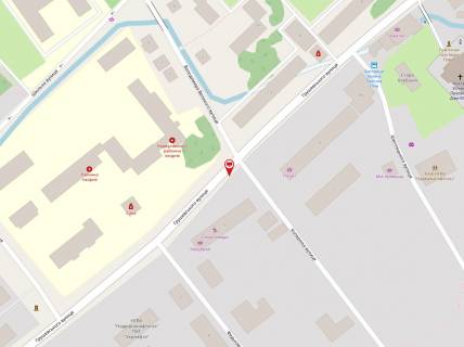 Билборд B в Надворной, 3х6  Грушевського  центр.районна лікарня №2 ст.Б схема