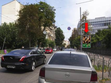Ситилайт  в Киеве, 1.8x1.2  В. Житомирська вул., 33 / вул. Стрітенська, в сторону вул. Хрещатик фото 1