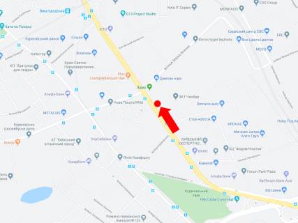 Video Billboard A in Kyiv, 3x6  Sklarenka st., 5, bila supermarketu "Oldi", v bik Lugovoi st. - 455969 scheme