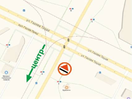 Скроллер B в Харькове Павлова ул., 150 / Героев Труда ул., в центр - 263790 схема
