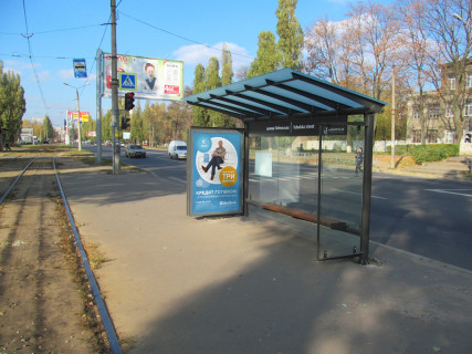 Ситилайт A в Харькове, 1.8x1.2  Клочківська вул. - Казахстанська вул., зупинка "Вартових Неба (кол. Тобольська) вул." (2) фото 1