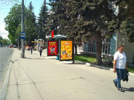 Ситилайт A в Ровно, 1.8x1.2  Соборна вул., 10 / Княгині Ольги вул., зупинка, в центр, A2 фото 1