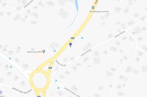 Билборд B в Белой Церкви, 3х6  Вул. Заярська , біля вул. Лугової, буд.1 схема