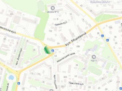 Prismatron, Prism A in Rivne, 6х3м  m. Rivne, st. Mickevica, perehresta z st. Kavkaz'kou - 407102 scheme