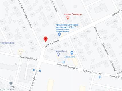 Видеоборд A в Боярке Гоголя ул., 76/5 А, аптека "Вітамін", прайс за ролик 10 сек 1 вихід/5 хвилин, з 8:00-22:00. Розрахунок для інших параметрів трансляції уточнюйте у менеджера. - 301248 схема