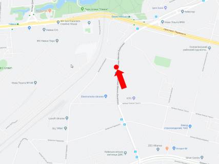 Билборд B в Киеве Василенко вул., 2 - вул. Козелецька, в бік пр. Перемоги, ст.м. "Берестейська" схема