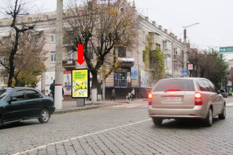 Citylight B in Kropyvnytskyi (Kirovograd), 1.8x1.2  V. Perspektivna st. (kol. Marksa st.) / Egorova st., navproti gotelu "Evropa" Photo 1