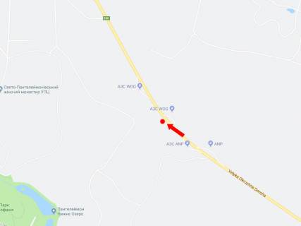 Билборд B в Киеве, 3x6  Заболотного вул., 31е, АЗС "WOG", в сторону Одеської пл. схема