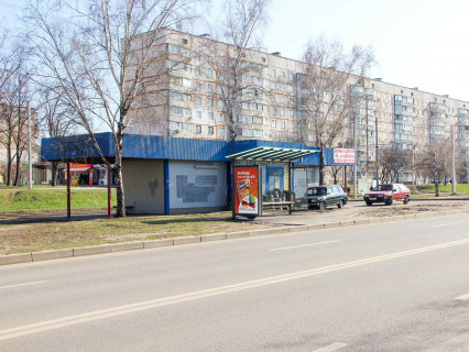 Ситилайт B в Харькове, 1.8x1.2  Тракторобудівників пр., 142, зупинка "606 мікрорайон", з центру фото 1