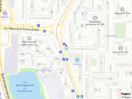 Скроллер B в Киеве Героїв полку «Азов» вул. (Маршала Малиновського)., 3, після 100 м від Левка Лук’яненка вул. (Маршала Тимошенка) - 368680 схема