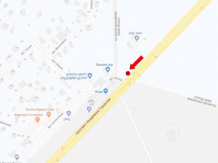 Призма  в Киеве, 3x6  Глушкова пр., біля супермаркету "Фора", з центру - 446218 схема
