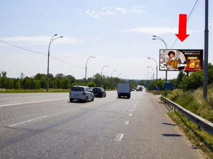 Білборд, Бігборд (Борд)   у Києві, 3x6  Заболотного вул., 100 м. від АЗС "Окко" і офісу "Миронівський хлібопродукт", в бік Столичного шосе Фото 1