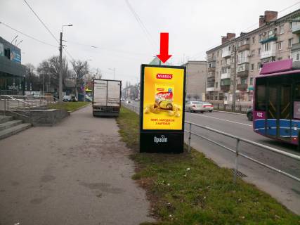 Ситилайт  в Кременчуге, 1.8x1.2  Першотравнева вул. / Пролетарська вул., біля супермаркетів "АТБ", "Технополіс" фото 1