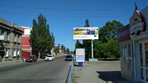 Билборд B в Бердянске Свободы ул., 8 - Западный пр. фото 1