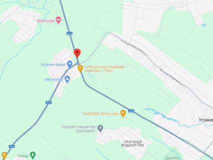 Білборд, Бігборд (Борд)  A у Угринів, 3x6  Калуське шосе, 170 м до Об'їздової вул. схема