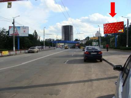 Билборд A в Кропивницкий (Кировоград), 3x6  В. Перспективна вул. (кол. Маркса вул.) / Набережна вул., навпроти супермаркету "Сільпо", центрального ринку фото 2