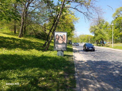 Ситилайт A в Киеве, 1.8x1.2  Дніпровський узвіз №1, в центр фото 1