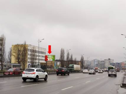 Билборд  в Киеве, 3x6  Бажана пр. - вул. Горлівська, 300 м. за Харківською пл, в центр фото 1