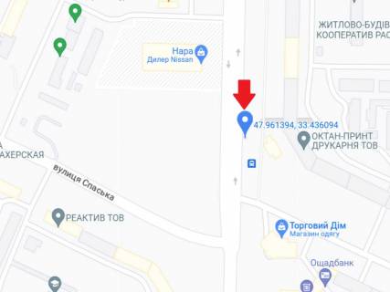 Ситилайт B в Кривом Роге, 1.8x1.2  200-річчя Кривого Рогу пр.,17, зупинка "Спаська" схема
