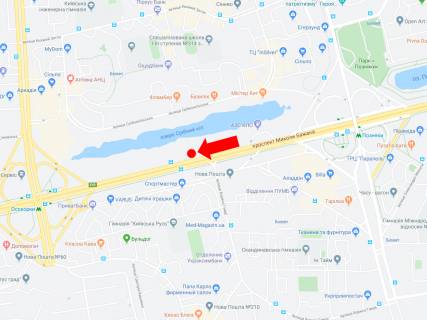 Призматрон, Призма  у Києві, 3x6  Бажана пр., 1-Л, 700 м. До ст.м. "Осокорки", в сторону Південного мосту - 446118 схема