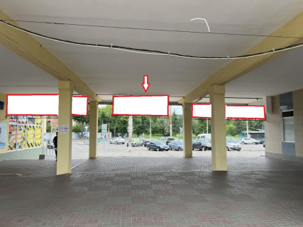 Нестандарт A в Сумах, 1x5  Привокзальна пл., 1, над виходом у місто від залізничних колій, (1) фото 1