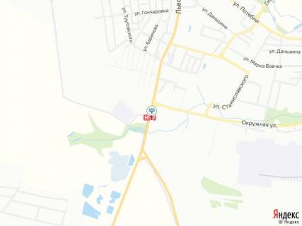 Билборд A в Луцке, 3х6  Львівська_з-д Кромберг_Нова пошта (в центр) схема