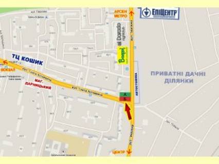 Билборд  в Ивано-Франковске, 3x6  Траса Ворохта - Верховина, (2), с. Кривопілля схема