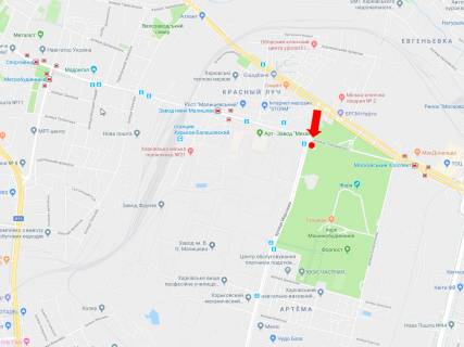 Билборд B в Харькове, 3x6  Академіка Волкова (Морозова) вул. - Георгія Тарасенка (Плеханівська) вул в бік просп. Байрона (Героїв Сталінграда) схема