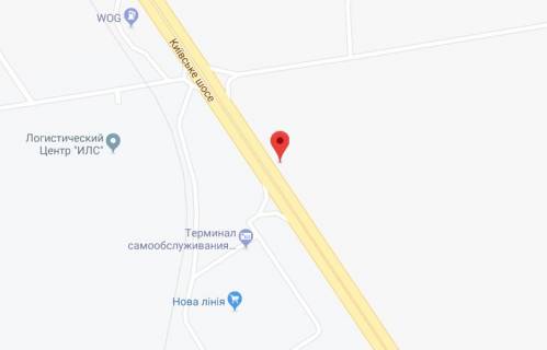 Білборд, Бігборд (Борд)  B у Одесі Київське шосе (Ленінградське шосе), 26 схема