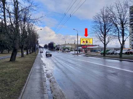 Billboard A in Rivne, 3x6  Gagarina st., 45, bila kinoteatru "Era", AZS "OKKO", supermarketu "Novus" Photo 1
