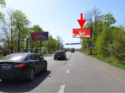 Билборд A в Лесном, 3x6  Харківське шосе, пост ДАІ, с. Лісне, (2), в'їзд в місто фото 1