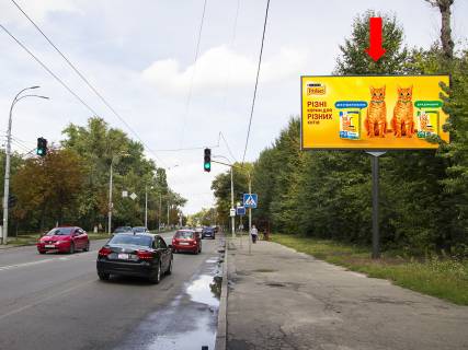Билборд  в Киеве, 3x6  просп. Повітряних Сил (Повітрофлотський)., 63, на світлофорі, біля аеропорту "Київ", в сторону Севастопольської пл. фото 1