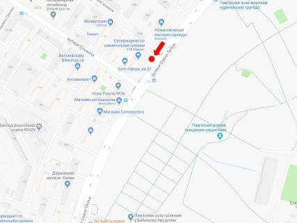 Скроллер A в Киеве, 2.3x3.14  Теліги вул., 33/2 - вул. Ольжича, на світлофорі, в сторону ст. м. «Шулявська» - 470135 схема
