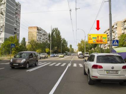 Билборд  в Киеве, 3x6  Йорданська вул. (колиш. Гавро вул.), 4 - вул. Архипенка (колиш. М. Залки), в бік ст.м. "Оболонь" фото 1