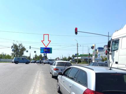 Видеоборд A в Луцке, 3x6  Дубнівська вул. - Глушець вул., р/с, з центру - 588123 фото 1