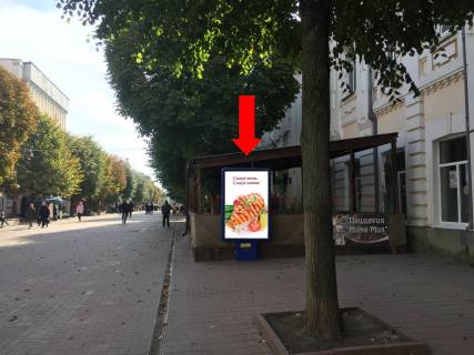 Ситилайт  в Хмельницком, 1.8x1.2  Проскурівська вул., 18 / Проскурівського Підпілля вул., біля піцерії "Мама мія" фото 1