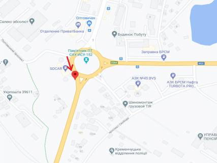 Призма A в Кременчуге Українки пр. (колиш. 50-років. Октября пр.) - Свободи пр. (колиш. 60-річчя Жовтня вул.) - 297300 схема