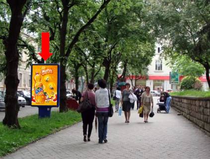 Ситилайт  в Тернополе, 1.8x1.2  Чорновола вул., 4, біля Укртелекому, в бік Привокзального майдану фото 1