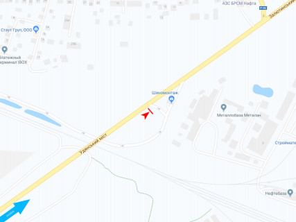 Билборд A в Харькове, 3x6  Полтавський Шлях вул. - Магістральний проїзд, в центр схема