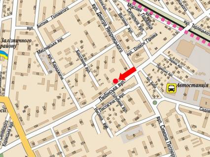 Scrolller, Scroll A in Lviv, 2.3x3.14  Lubins'ka st., 96 / Avornic'kogo st., bila supermarketu "Ekstra" - 530477 scheme