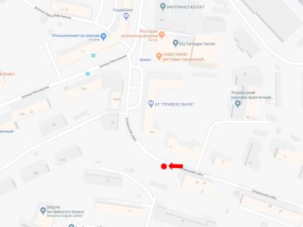 Ситилайт B в Киеве, 1.8x1.2  Кловський узвіз вул., 11, в сторону вул. Мечникова схема