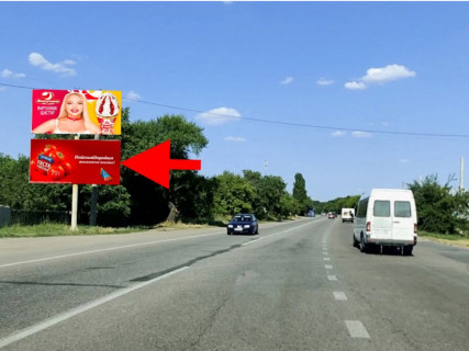 Билборд B в Высоком, 3x6  Ощепкова вул., с. Високий, біля АЗС, в'їзд в місто, нижній фото 1