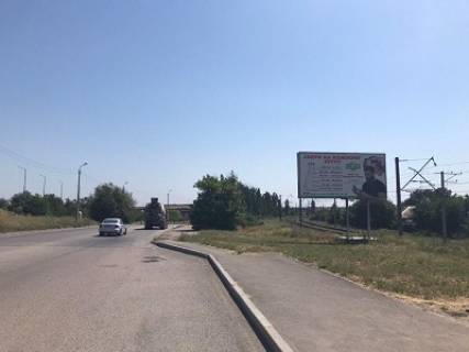 Билборд A в Запорожье о. Хортиця, в'їзд на міст Преображенського, в сторону Хортицького р-ну, уздовж ж / д колії, 169км + 770м фото 1